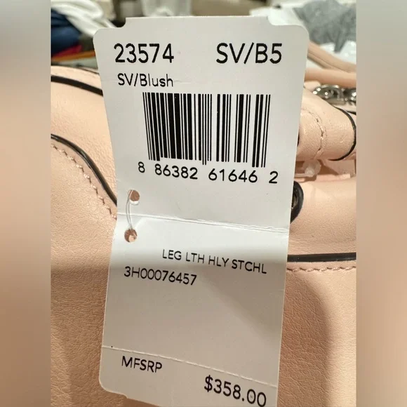 Coach Legacy Haley Blush Leather Satchel - Picture 7 of 7